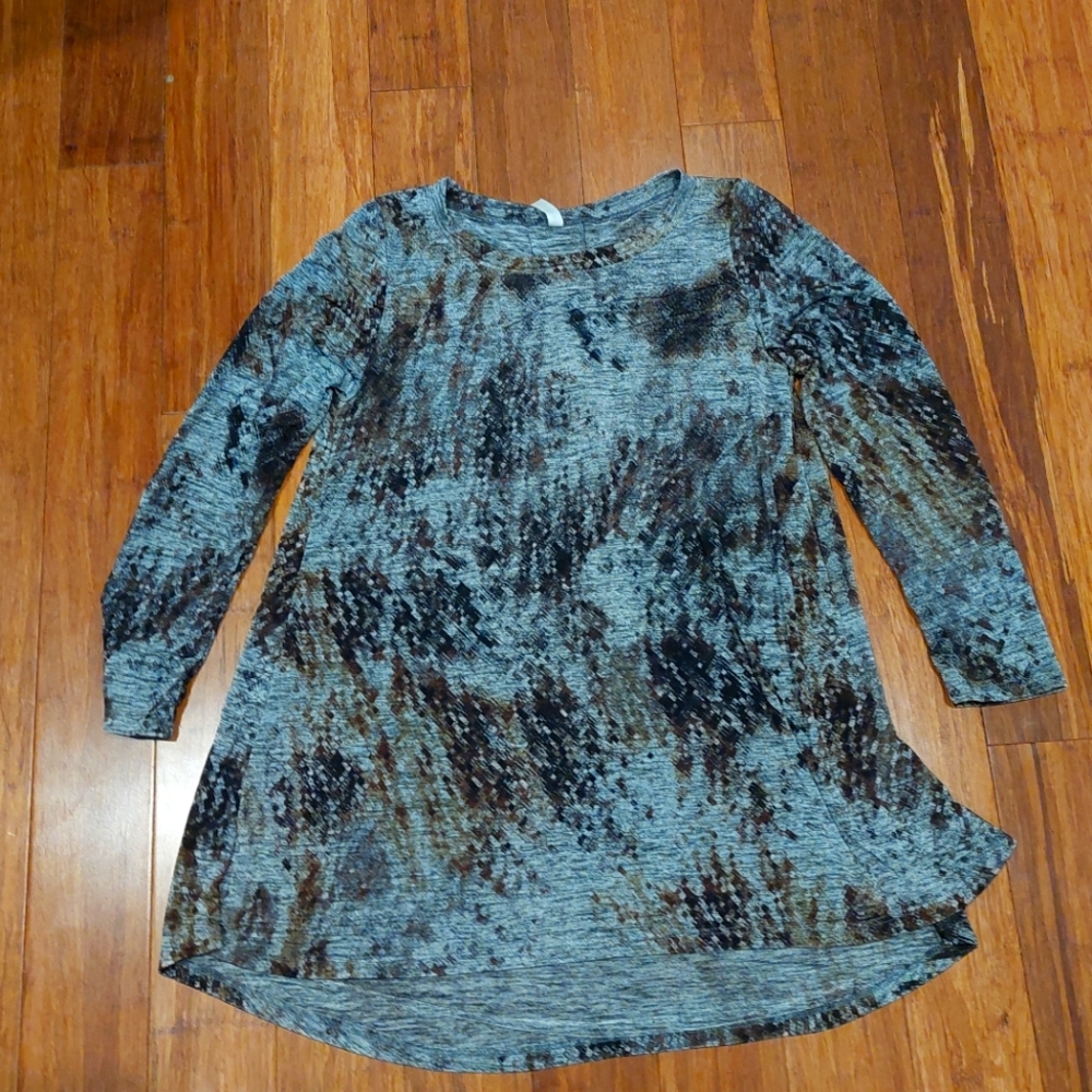 Metallic tunic